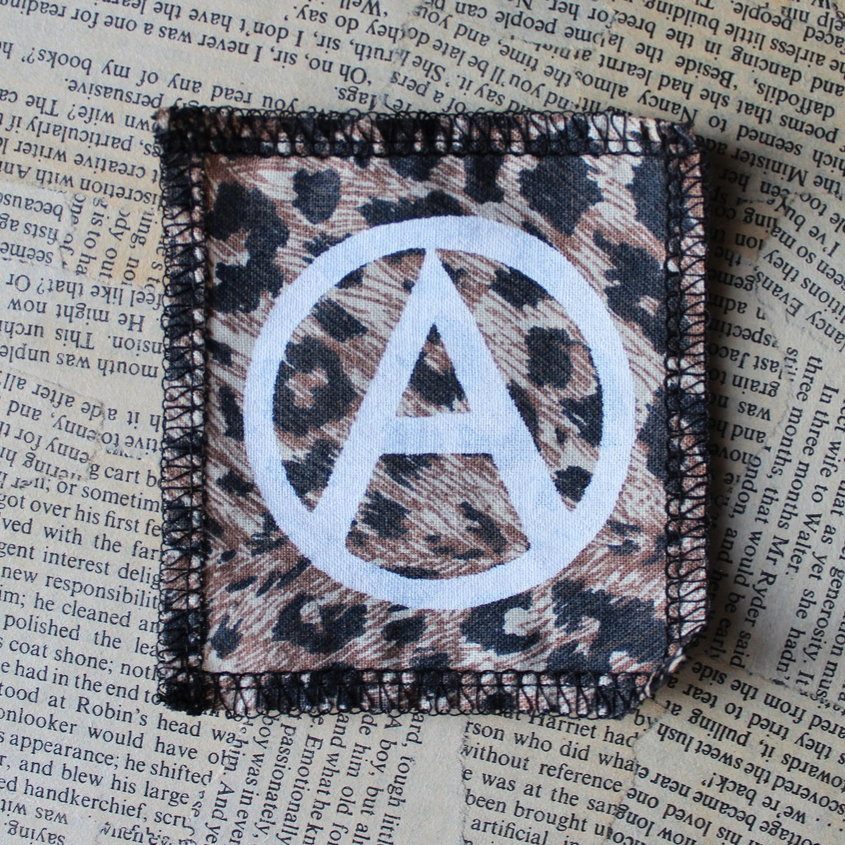 A For Anarchy - pieni kangasmerkki