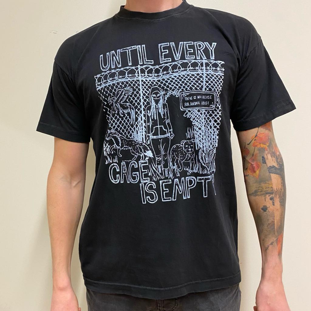Until every cage is empty - M size t-shirt