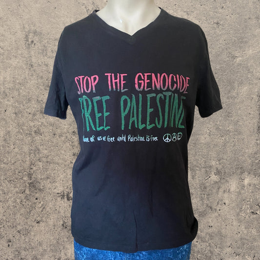 Free Palestine - L kokoinen t-paita