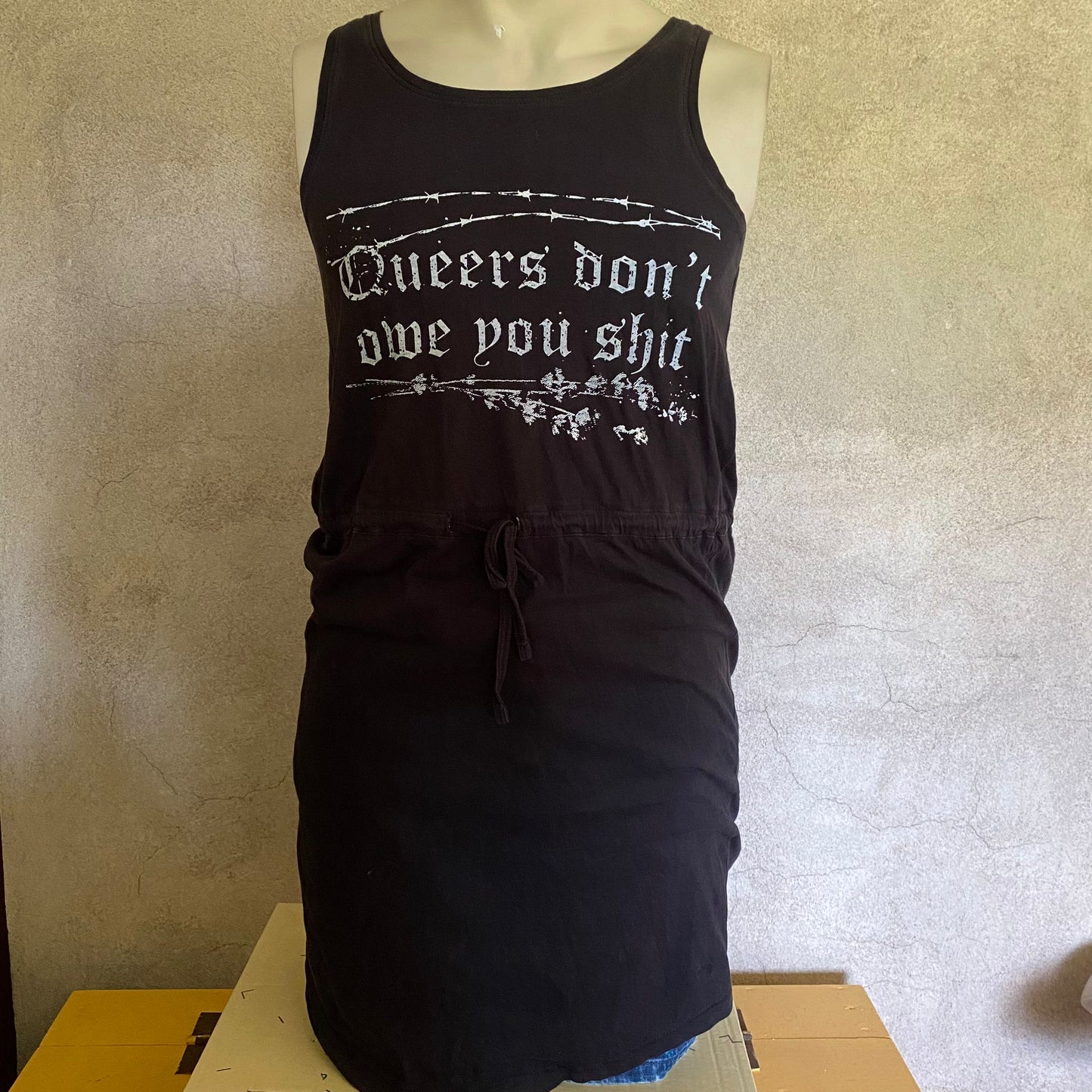 Queers don't owe you shit - M size dress