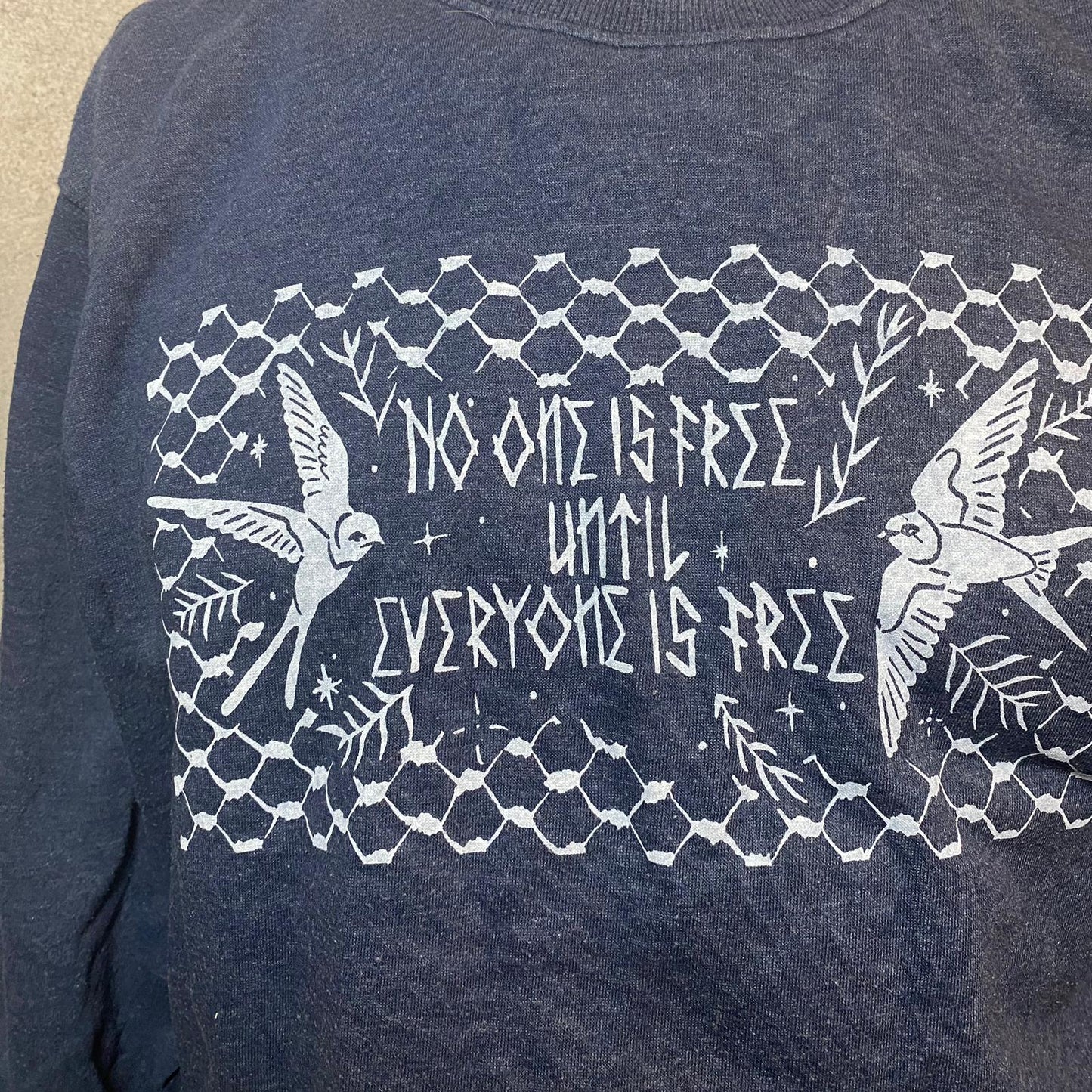 No one is free until everyone is free - M/L size long sleeve