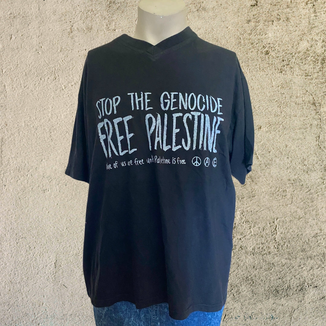 Free Palestine - L kokoinen t-paita