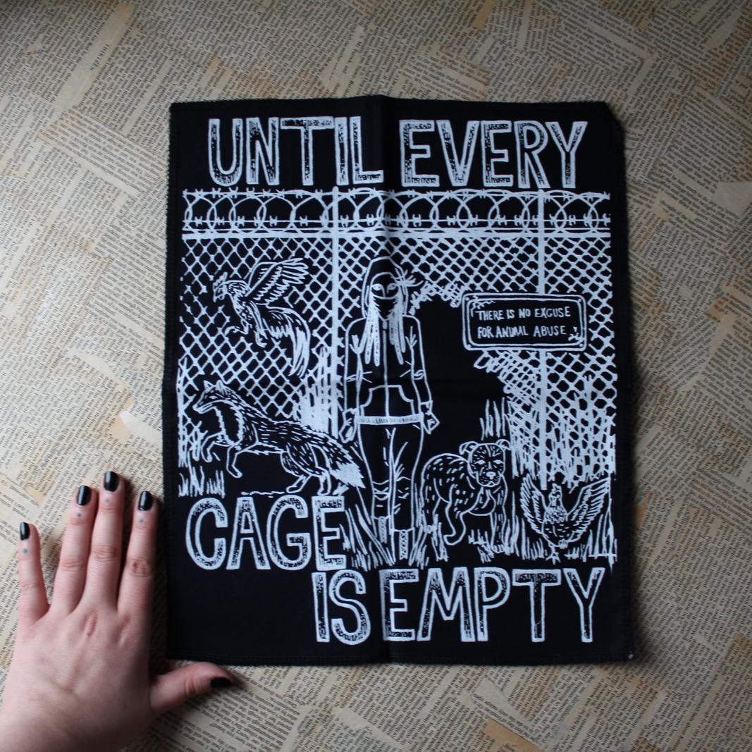 Until every cage is empty - selkäpätsi