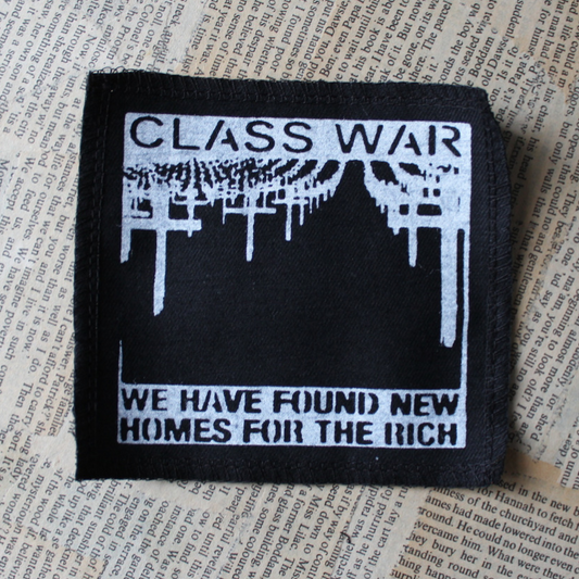 Class War - pieni kangasmerkki